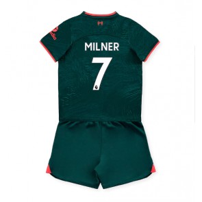 Liverpool James Milner #7 Tredjedraktsett Barn 2022-23 Kortermet (+ Korte bukser)